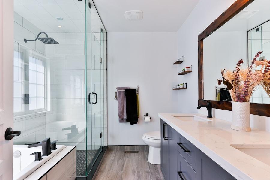 Modern Bathroom Update — before